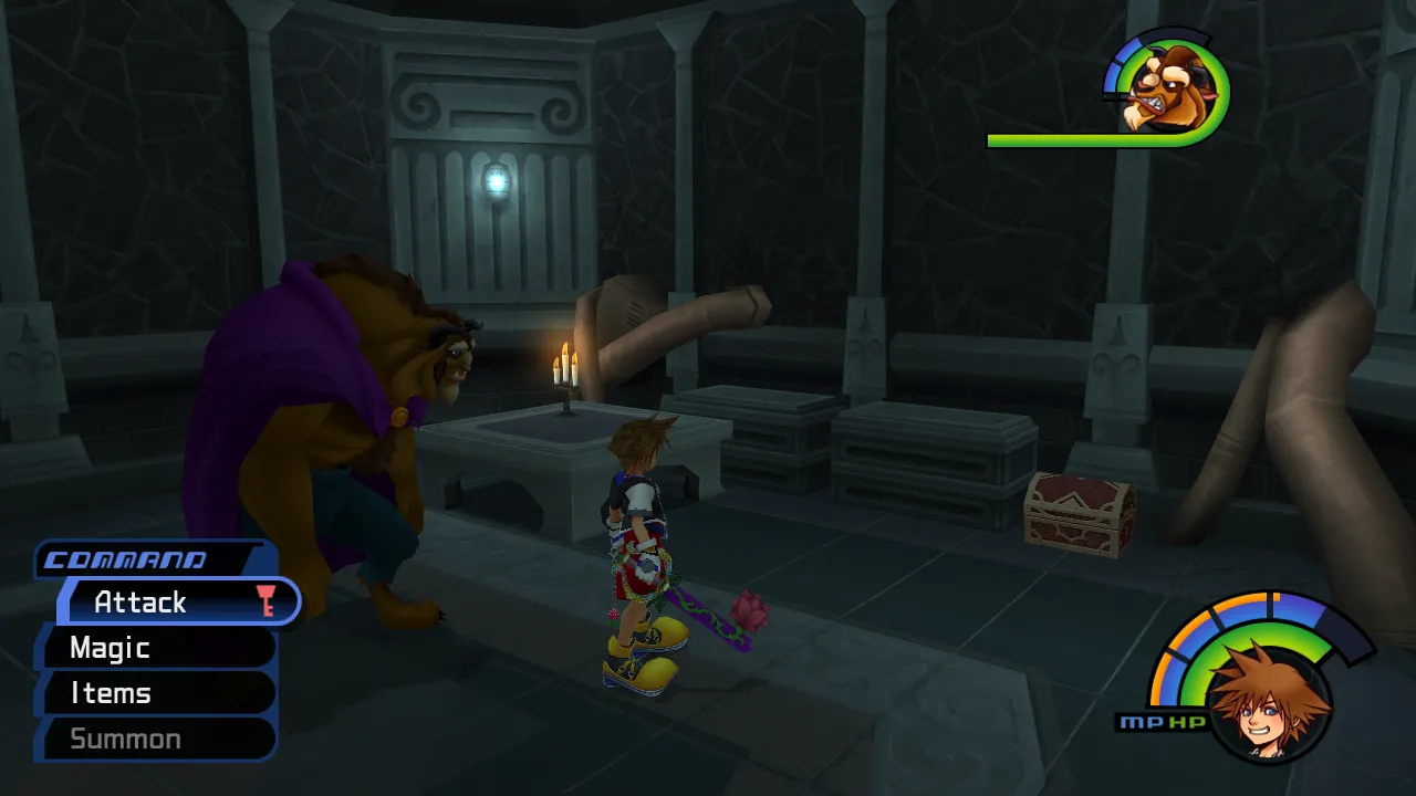 Hollow Bastion Dungeon Corner Chest
